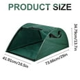 thumbnail image 3 of Leaf Bags,Portable Pop Up Leaf Bags - 29" Garden Leaf Collector & Loader,Reusable Yard Bags,Large Yard Dustpan Type Garden Bag for Leaves,Debris,Grass,Clippings,Lawn Trash(Black), 3 of 9