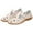 Beige, variant on CQONEPT Women's Casual Loafers Cute Slip On Comfort Walking Flats Leather Driving Moccasins Fashion Closed Toe Boat Shoes Size 5.5 Beige