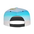 thumbnail image 2 of Kdxio Coconut Palm Tree on Beach Print Snapback Hat for Men Women,Adjustable Baseball Cap, 2 of 7