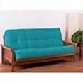 thumbnail image 3 of Blazing Needles Matelas Futon en Sergé 9 Pouces, Double, Bleu Aqua, 3 of 4