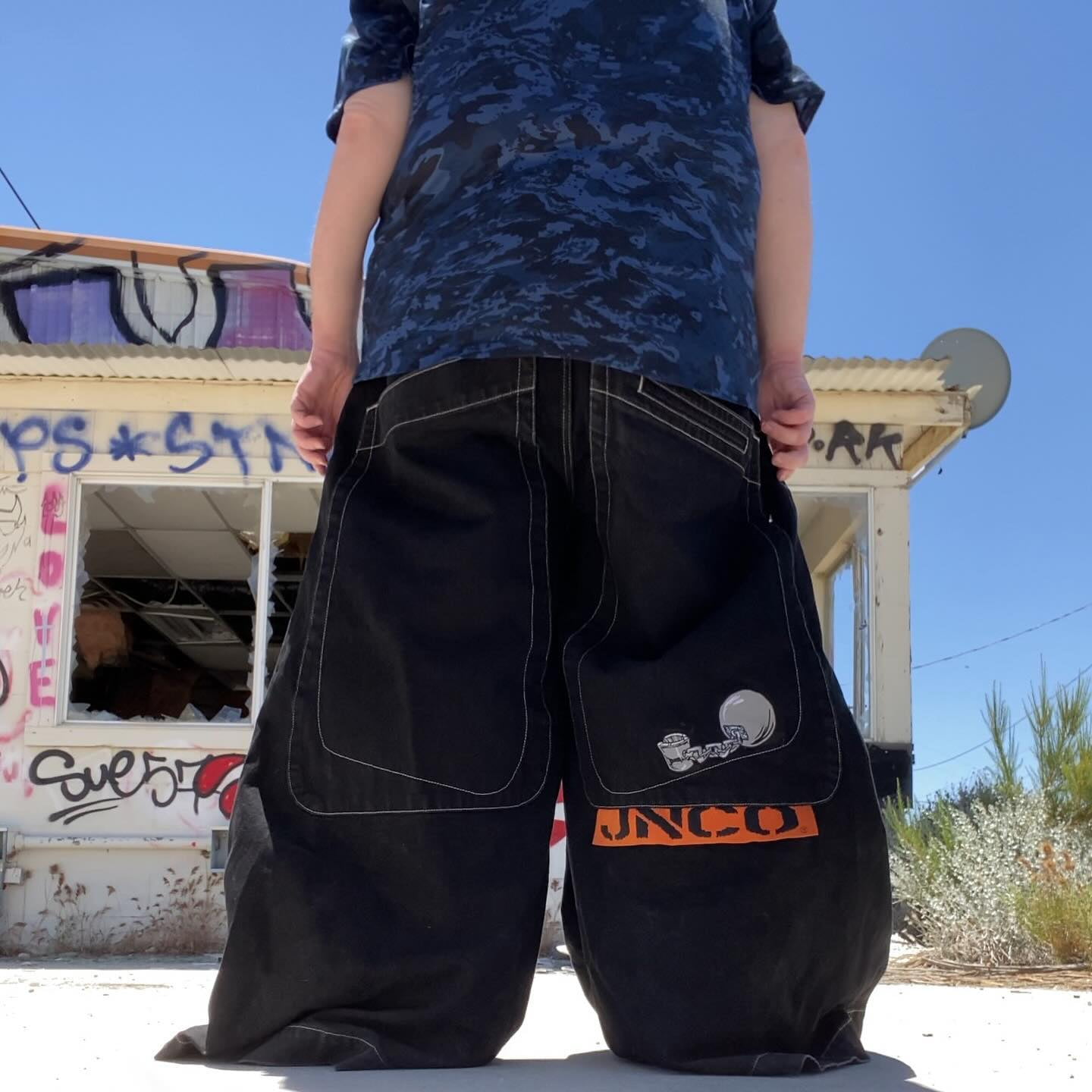 Hip Hop American Jnco Big Y2K Street Casual Loose Pocket Boxing
