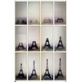 thumbnail image 4 of Eiffel Tower Construction Time Lapse Wall Poster with Push Pins, 14.725" x 22.375", 4 of 6