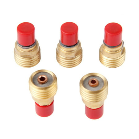 

fanshao 5Pcs 45V44 Gas Lens Collet Body 2.4mm Parts for TIG Welding Torch WP-9/20/22