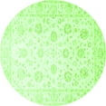 thumbnail image 1 of Ahgly Company Indoor Round Oriental Green Traditional Area Rugs, 8' Round, 1 of 1