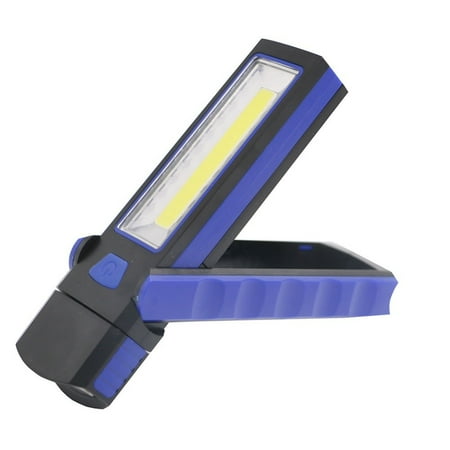 

1PCS Super Bright Adjustable COB LED Work Light Inspection Lamp Hand Torch Magnetic Camping Tent Lantern With Hook Magnet