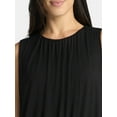 thumbnail image 4 of Time and Tru Women's Sleeveless Bubble Hem Top, Sizes XS-XXXL, 4 of 5
