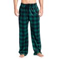 thumbnail image 4 of Ashford & Brooks Men's Mink Fleece Sleep Lounge Pajama Pants - Hunter Buffalo Check - X-Large, 4 of 4