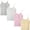 4 Pack, variant on Youth Girls Vest with Light Padding 4 Pack Teenage Girls Camisole Cotton Tank Tops Training Bras for Kids Soft Comfortable 7-14 Years