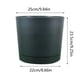 thumbnail image 2 of 10" Pots Indoor Plastic Flower Pots with Holes and Saucers Modern Planters for Indoor Succulents Flowers Outdoor, 2 of 5