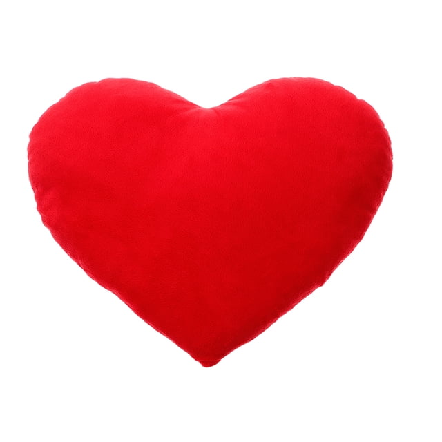 KAKOWELY Almohada de corazón de peluche, almohada en forma de corazón, almohada decorativa para habitación, almohada de peluche de corazón para boda