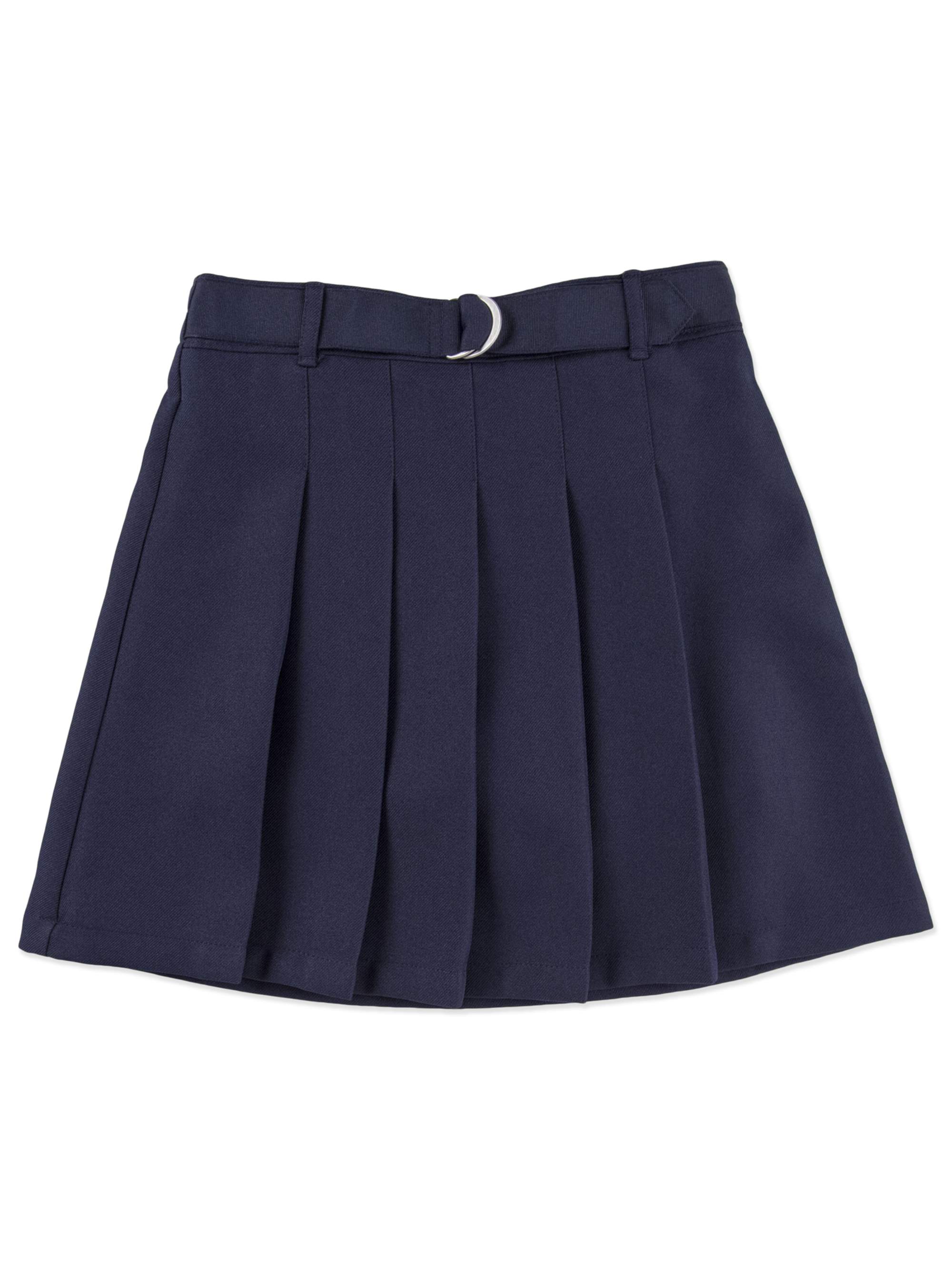 New Girls School Uniform All Round Pleat Full Elastic Box Skirt