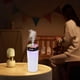 thumbnail image 1 of Mini humidificador para coche con luces LED de colores • Humidificador portátil USB de sobremesa • Depósito de agua de 150 ml • Niebla fresca para casa, oficina y coche, 1 of 9