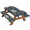 Multicolor 1, variant on ADECORIVY Colorful Dinosaur Tyrannosaurus Rex Picnic Table Cover with Bench Covers, Waterproof Camping Table Cover with Elastic Edges, Fitted Tablecloth Outdoor Essentials 72 Inch