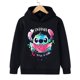 thumbnail image 3 of Sudadera kawaii Stitch Sudadera con capucha Ropa de dibujos animados para niños Niñas Niños Sudadera Lilo y Stitch Sudadera con capucha Manga Bebé Top informal, 3 of 5