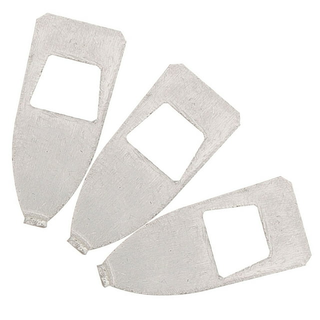 LOLIPPYY 3 Pcs Embouts d'Arc en Métal Argentés Durables Pièces d'Accessoire de Violoncelle pour Remplacement d'Arc