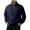 c01Blue, variant on USNSM Men's Fleece Quarter Zip Pullover Sweater Casual Solid Color Long Sleeve Stand-Up Collar Outfit Warm Mock Neck with Pockets Blue XXL