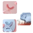 thumbnail image 3 of Children'S U-Shape Toothbrush For 360° Thorough Cleansing Whitening Massage Toothbrush U- Type Modeling Toothbrush,Blue Manual Toothbrush, 3 of 7