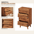 thumbnail image 2 of Enyopro Dresser for Bedroom, 4 Drawer Dresser Storage Drawer, Bevel Design Closets Drawer Chest for Living Room Hallway, 2 of 7