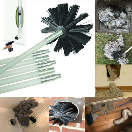 

Fragarn Dryer Duct Cleaning Kit Lint Remover Extends Up To 12 Feet Synthetic Brush Head