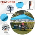 thumbnail image 4 of ABCCANOPY 10 ft x 10 ft Easy Pop up Outdoor Portable Instant One Push Function Canopy Tent with Air Vent, Sky Blue, 4 of 8
