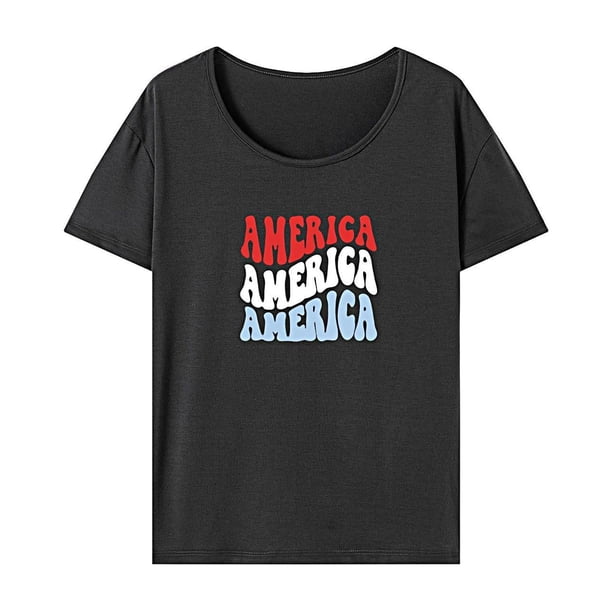 Camiseta para Mujer Verano Cuello Redondo Ropa Deportiva Ropa Deportiva Tops de Verano para Calle SG