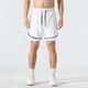 thumbnail image 3 of Pantalones cortos deportivos para hombre, para correr, para entrenamiento, gimnasio, fitness, secado rápido, para sudar, 3 of 5