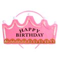 thumbnail image 1 of KAKOWELY Tiara LED de feliz cumpleaños para niños, diadema para fiesta infantil (rosa), 1 of 4
