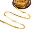 thumbnail image 3 of M Buder Rollo de Lentejuelas 100 Yardas (91.44 m) 6mm Accesorio Decorativo Dorado Láser para Manualidades Costura Disfraces y Proyectos Creativos, 3 of 9
