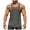 Dark Gray, variant on Men's Fitness Gym Tank Top Singlet Bodybuilding Stringers Sleeveless Muscle Cotton Shirt Big and Tall Size S-5XL Purple