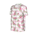 thumbnail image 2 of Rocae Watermelon for Breathable Men's Baseball T-Shirt Fashionable Casual Baseball Jersey, Moisture-wicking Sportswear 4X-Large, 2 of 9