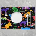 thumbnail image 2 of Colorful Cat 18"x12" Rainbow Place Mats Lovely Rainbows Table Place Mats Women Men Cute Cat Butterfly Rainbow Washable Fabric Decoration Table Mats Placemats Set of 4 Butterfly Table Mats, 2 of 4