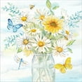 thumbnail image 2 of Great Art Now Daisy Days II clean by Cynthia Coulter, Canvas Wall Art, 12W x 12H, 2 of 2
