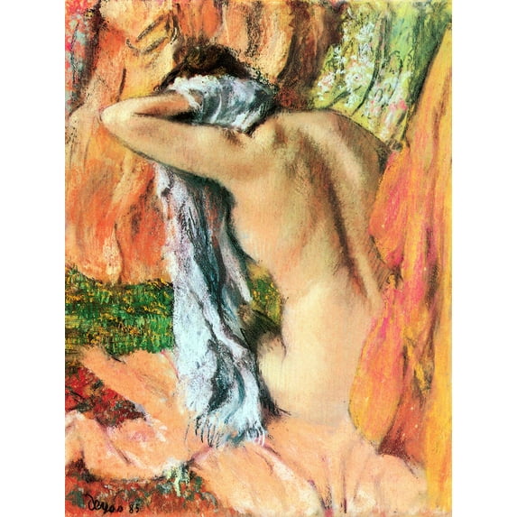 "After the Bath II, Degas CANVAS or PRINT WALL ART"
