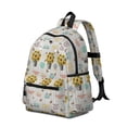 thumbnail image 2 of Sunflower and Bucket White Pattern Backpack for School, Cute School Bag with Adjustable Shoulder Straps and Padded Back, 13.4"x11"x4.7", 2 of 5