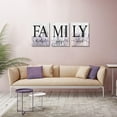 thumbnail image 4 of Family With Lavender Floral Wall Decor, Quotes Thanksful Wall Art for Living Room Set of 3 Purple Flower Canvas Prints, Framed Wood HD Modern Background Home Decor (D,12x16inchx3pcs), 4 of 6