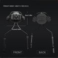 thumbnail image 4 of Soporte de auriculares Soporte de auriculares Soporte de auriculares extensible para riel de casco de 19-21 mm (negro), 4 of 5