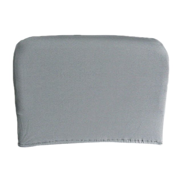 DOLITY Computer Chair Back Slipcover Desk Chair Back Cover for Dining Party Wedding Gray 35x48cm