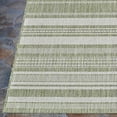 thumbnail image 3 of Couristan Recife Gazebo Stripe Indoor / Outdoor Area Rug, Sage Leaf Green- Ivory, 2'3" x 7'10" Runner, 3 of 4