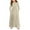 #006-Beige, variant on Abcomgle Girls Long Sleeve Dress Casual A-Line Long Sleeve Maxi Dress Polka Dot Crew Neck Sundresses Loose Swing Skirt with Pockets,Beige