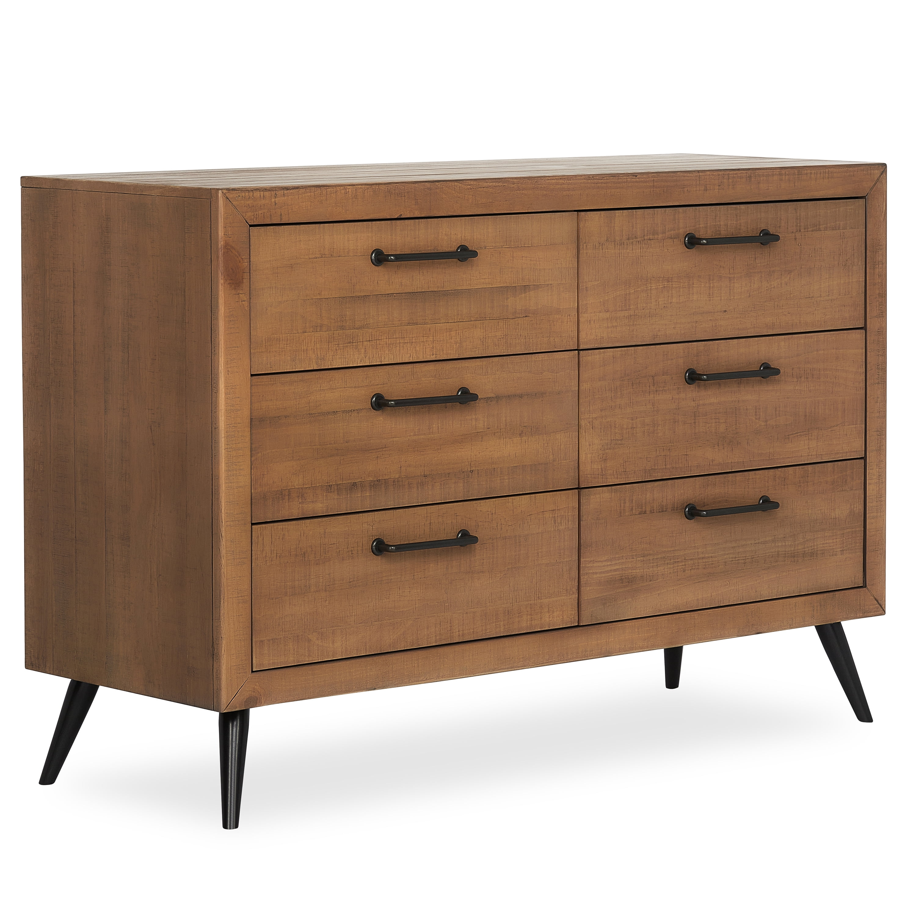 Mid Century Traditional Dresser in Ruby
