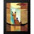 thumbnail image 2 of Mallett, Keith 12x14 Black Modern Framed Museum Art Print Titled - On the River II, 2 of 5