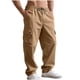 thumbnail image 2 of Ceisia Men's Spring Summer Solid Color Gift Workwear Pants - Straight Leg Tether Waist Zipper Button Pocket Casual Pants, 2 of 9