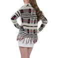 thumbnail image 4 of Women's Knit Plaid Cardigan, 4 of 5