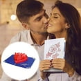 thumbnail image 2 of LSLJS Valentine's Day Greeting Card, Valentine's Gifts 11.8"x7.9" 3D Pop Up Paper Carving Hollow Greeting Card with Envelopes Colorful Sweet Love Card Holiday Supplies for Girlfriend Couple, 2 of 4