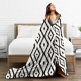 thumbnail image 4 of African Tribal Ethnic Aztec Fleece Blanket Lightweight Ultra-Soft Boho Throw Blanket for Sofa Couch Bed Camping Travel - Super Soft Cozy Microfiber Blanket 50"X40", 4 of 6