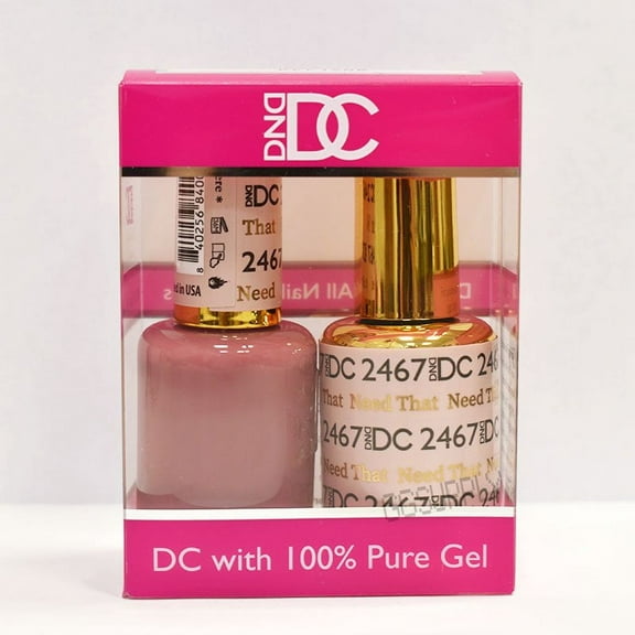 DND DC Duo Soak off Gel & Matching Nail Polish 2467 Need That