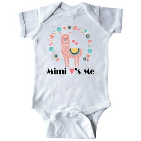 

Inktastic Mimi Loves Me Granddaughter Outfit Gift Baby Girl Bodysuit