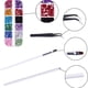 thumbnail image 3 of Juego de purpurina para uñas, gemas de espalda plana, decoraciones de pedrería con pedrería, pi MABOTO Brillo de uñas, 3 of 7