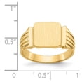 thumbnail image 5 of 14K Yellow Gold Ring Band Signet Men's, 5 of 5