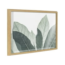 Blake Modern Green Leaf Botanical III 24 in x 18 in Framed Photography Art Prints, by Kate and Laurel